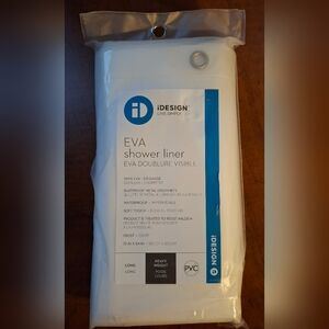 iDesign 72" x 84" Frosted Shower Curtian Liner EVA 15162